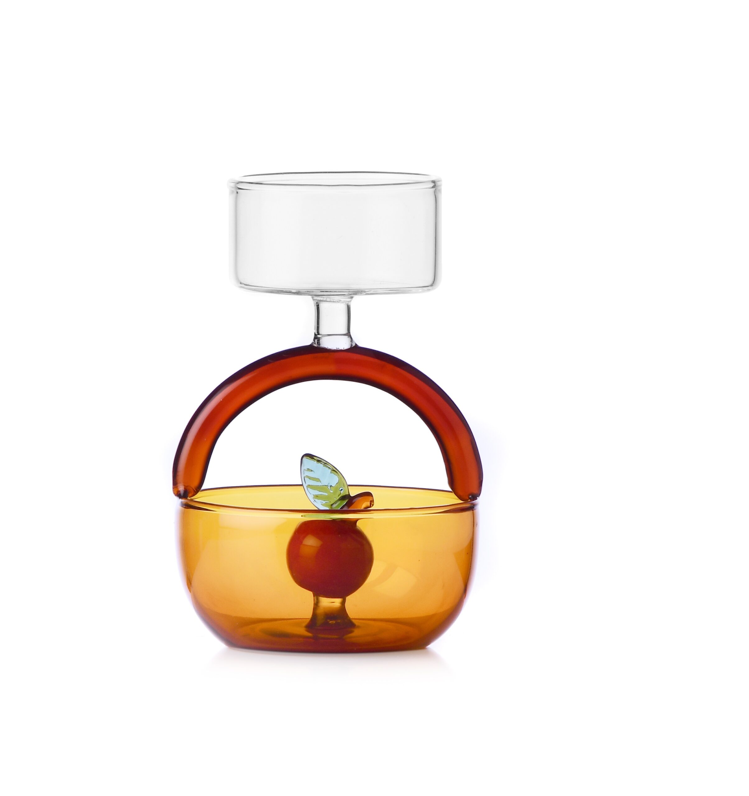 0935209283 RED APPLE tealight basket wapple